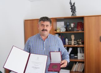 A Belügyminisztérium kitüntetését vehette át a mórahalmi önkéntes tűzoltó