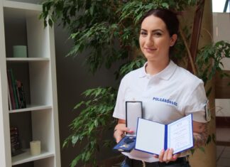 Rangos kitüntetést kapott Nagy Szilvia, mórahalmi polgárőr