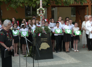 Trianon-emlékművet avattak Zsombón