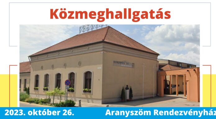 Közmeghallgatás Mórahalmon!