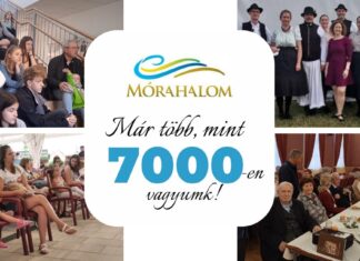 Már több, mint 7000-en élnek Mórahalmon!