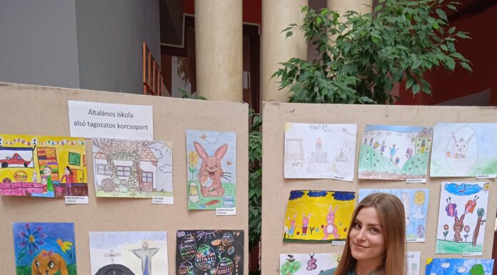 Óvodások és kisiskolások rajzait állították ki az Aranyszömben