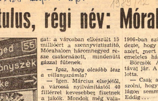 Megsárgult újságcikkek mesélnek Mórahalom várossá válásáról II.