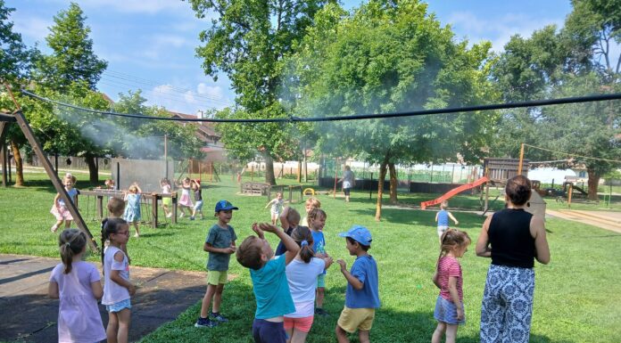 Azonnal reagált a hőségre a mórahalmi óvoda