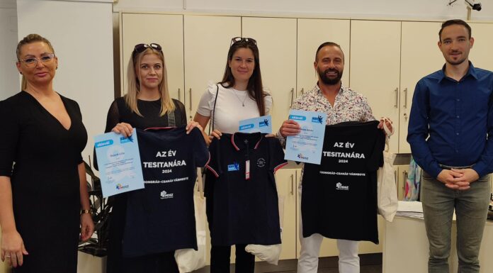 Átvette a vármegyei díjat a mórahalmi tesitanár