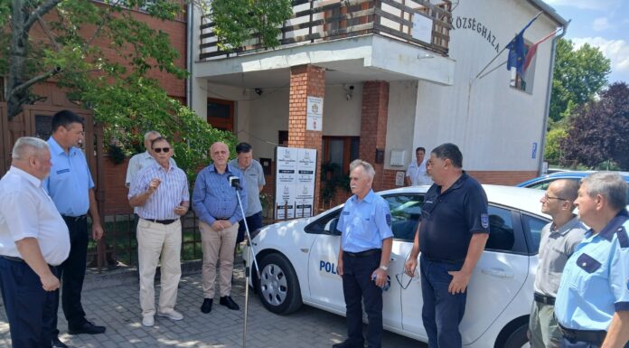 Új autót kaptak a zákányszéki polgárőrök