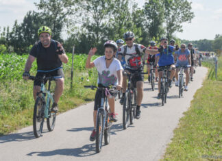 35 km-es kerékpártúra a 35 éves Mórahalom ünnepén