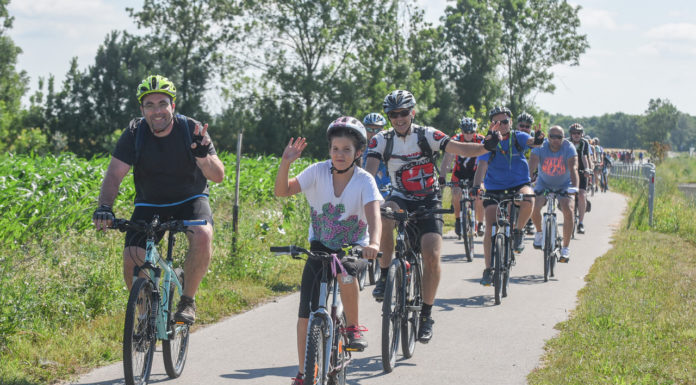 35 km-es kerékpártúra a 35 éves Mórahalom ünnepén