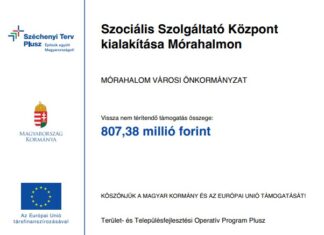 Elindult a szociális szolgáltató központ kialakítása Mórahalmon