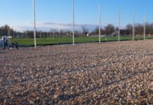 Már épülnek a focipályák a Grosics Akadémia területén – videó