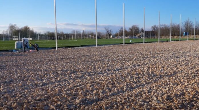 Már épülnek a focipályák a Grosics Akadémia területén – videó
