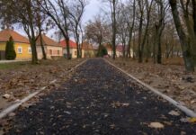 Hamarosan elkészül a futókör a Kossuth parkban – videó