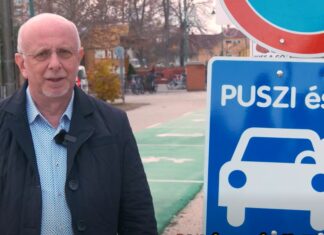 Új közlekedési rend a Táncsics utcában: „Kiss & Go – Puszi & Pá!” – videó